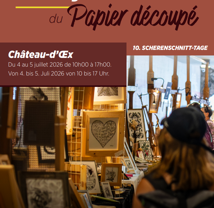 Retour aux Journées du Papier Découpé : l&rsquo;exigence du geste à Château-d’Œx